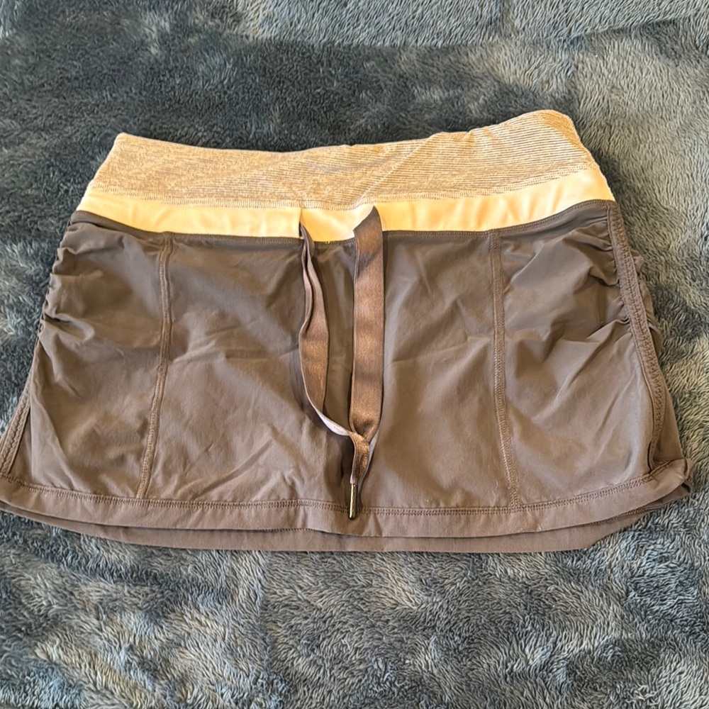 Grey and white lululemon Athletic Skirt